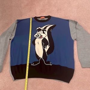 Vintage Pepé Le Pew HISTORY Iceberg Sweater 3XL